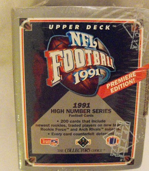 1991 Upper deck Football High Series Set sealed