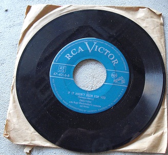 Vintage 45 Record - Eddie Fisher If It Hadn\'t Been for You