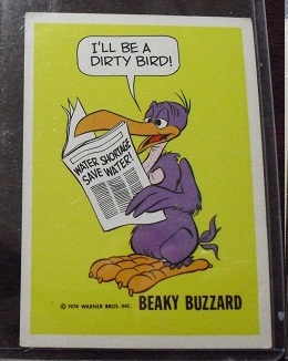 1974 Wonder Bread Beaky Buzzard Card