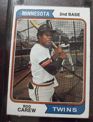 1974 Topps Rod Carew Card