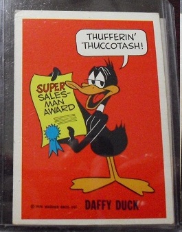 1974 Wonder Bread Daffy Duck Card