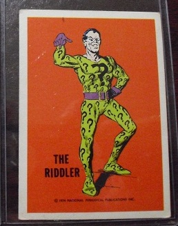 1974 Wonder Bread The Riddler Card