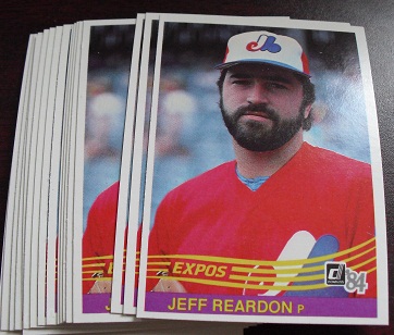 Lot of 17 1984 Donruss Jeff Reardon Cards #279
