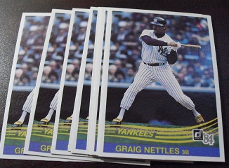 Lot of 10 1984 Donruss Craig Nettles Cards #518