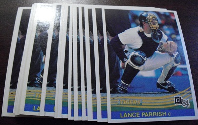 Lot of 17 1984 Donruss Lance Parrish Cards #49