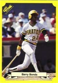 1987 Classic Baseball Yellow 50 Card Set RC of Bonds and More
