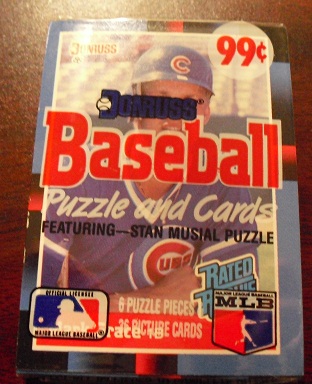 1988 Donruss Cello PAck - Mark Grace on Front
