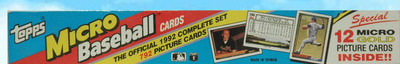 1992 Topps Micro Baseball Card Set SEALED