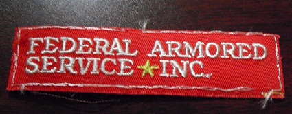 Embroidered Patch - Federal Armored Service Inc