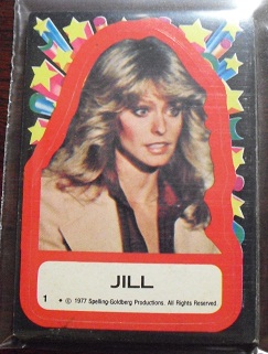 Set of 11 1977 Charlie's Angels Trading card Stickers