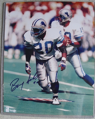 Barry Sanders Autographed 8x10 Photograph