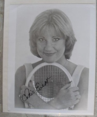 Chris Evert Signed 8x10 Photograph