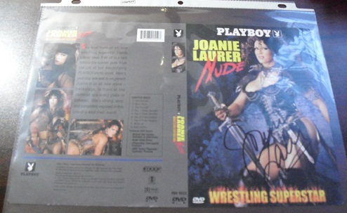 Unique Autographed Playboy Ad Card - Womens Wrestler Chynia