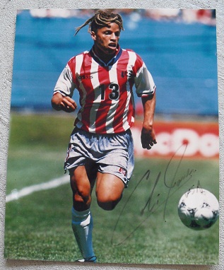 Cobi Jones Autographed 8x10 Photograph