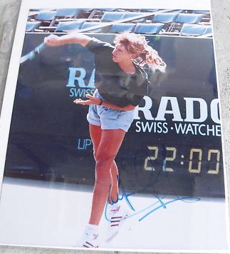 Steffi Graf Womens Tennis Player Autographed 8x10 Photograph