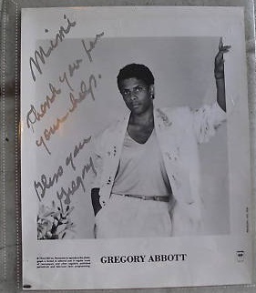 Gregory Abbott Signed 8x10 Photograph