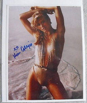 Kim Alexis Actress and Model Autographed 8x10 Photograph