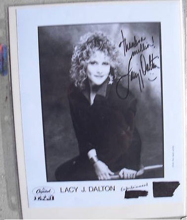 Signed Lacy Dalton Photograph Country Singer