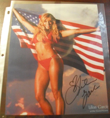 Autographed WWF WWE Diva Photograph - Lilian Garcia