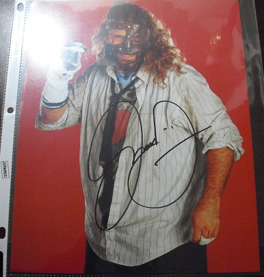 Mankind Mick Foley Autographed 8x10 Photograph