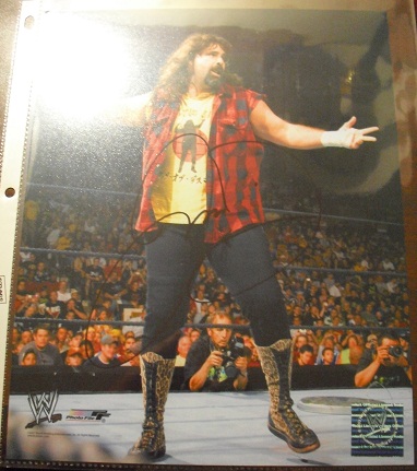 Mick Foley Mankind Autographed 8x10 Photograph