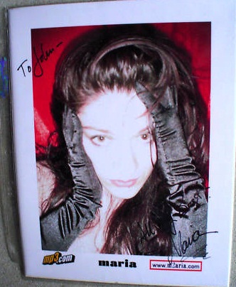 Maria Singer Autographed 8x10 Photograph