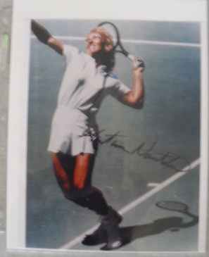 Martina Navratilova Autographed 8x10 Photograph