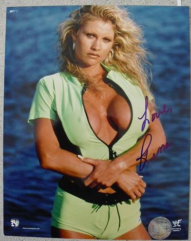 Autographed WWF Diva Photograph Sable