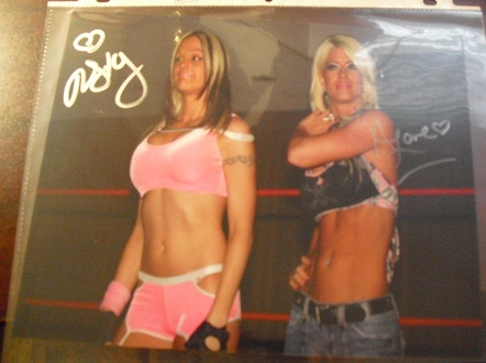 Early TNA Womens Wrestler Autographed Photograph - Angelina Love