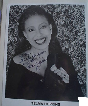 Telma Hopkins Singer Autographed 8x10 Photograph