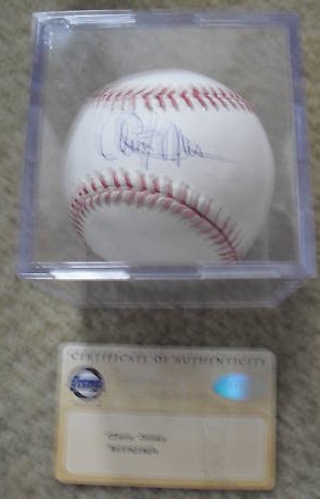 Autographed Cleon Jones Mets Baseball w Steiner COA