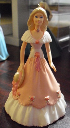1997 Hallmark Pink Dress Barbie Ornament