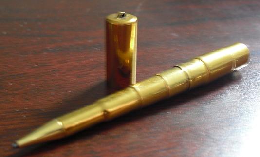 Vintage Brass Stretch Pencil Rubicon
