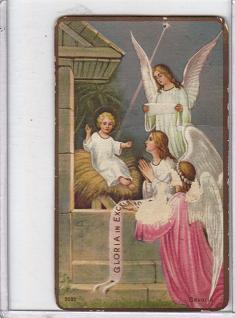LAte 1800s Religious Card Gloria Jesus