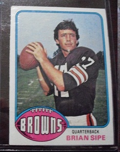 1976 Topps Brian Sipe Rookie Card