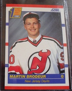 1990 Score Martin Brodeur Rookie Card