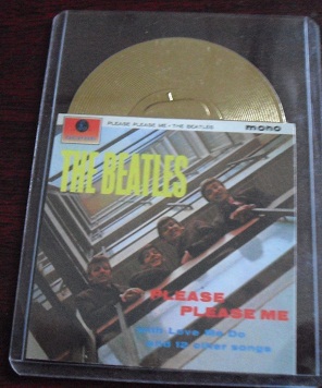 BEATLES Card 1996 Gold Record INSERT Card Please Please Me