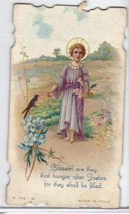 LAte 1800s Religious Motto Card