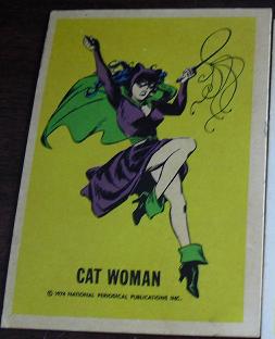 1974 Wonder Bread Cat Woman Trading card