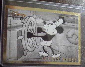 Disney Premium Mickey Mouse Steamboat Willie Card