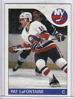 1985-86 Topps Pat LaFontaine Card