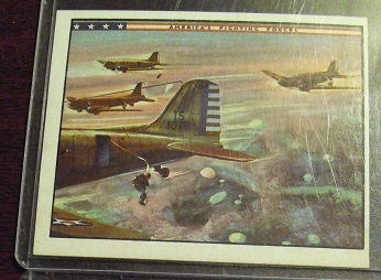 1983 America's Fighting Forces Card Paratroop Transport Planes