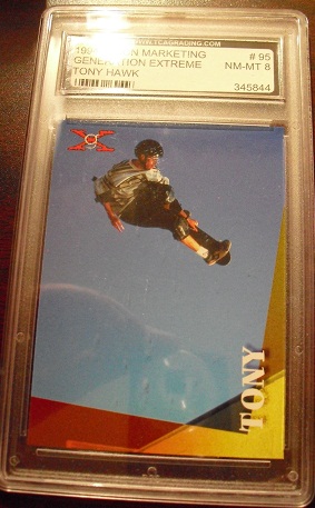 TCA 8 1994 Generation Extreme Tony Hawk Rookie Card