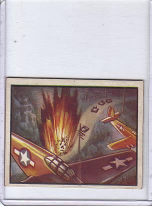 1950 Topps Freedom's War Korea Direct Hit Card