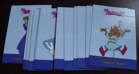 1990s Skybox Cinderella Punch Out Insert Card Set