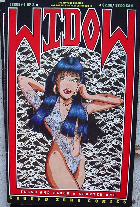 1992 Ground Zero Comics - Widow #1 Comic Book