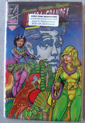 Comic Zone SIGNED and Numbered Comic - Lycra Spandex Summer Vaca