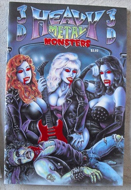 1993 #D Zone Comic Book - 3D Heavy Metal Monsters #2