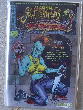1992 Martha's Splatterheads #1 Comic Book