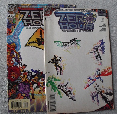 Set of 2 1994 DC Universe Comics - Zero Hour